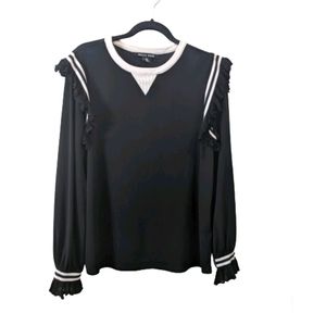 🌟 Belle Vere Ruffle Details Blouse